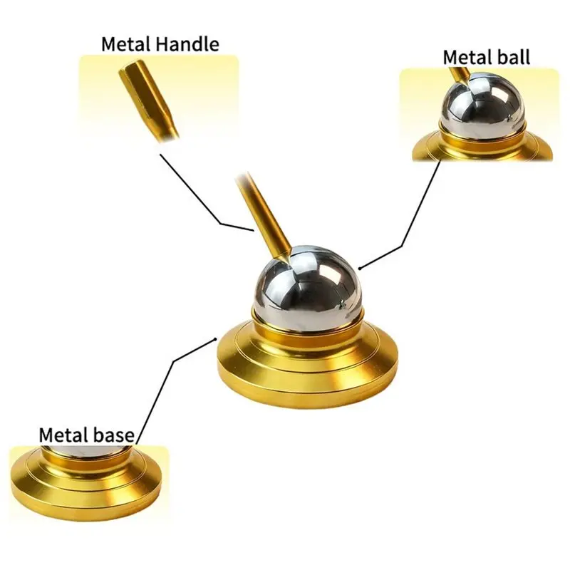 AB34-Hand Stabilizer Painting Miniature 360 Degree Rotating Handheld Stabilizer Sculpting Airbrush Tool For Carving DIY Black
