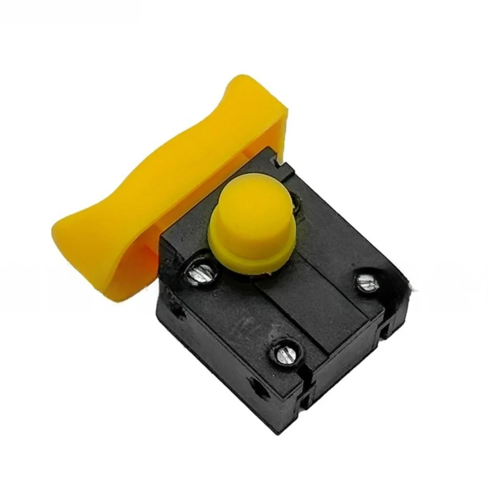 Yellow High Power Electric Planer Switch For Hammer Drill Polisher Blower Replacement Part Heavy Duty Plastic Control Button Too