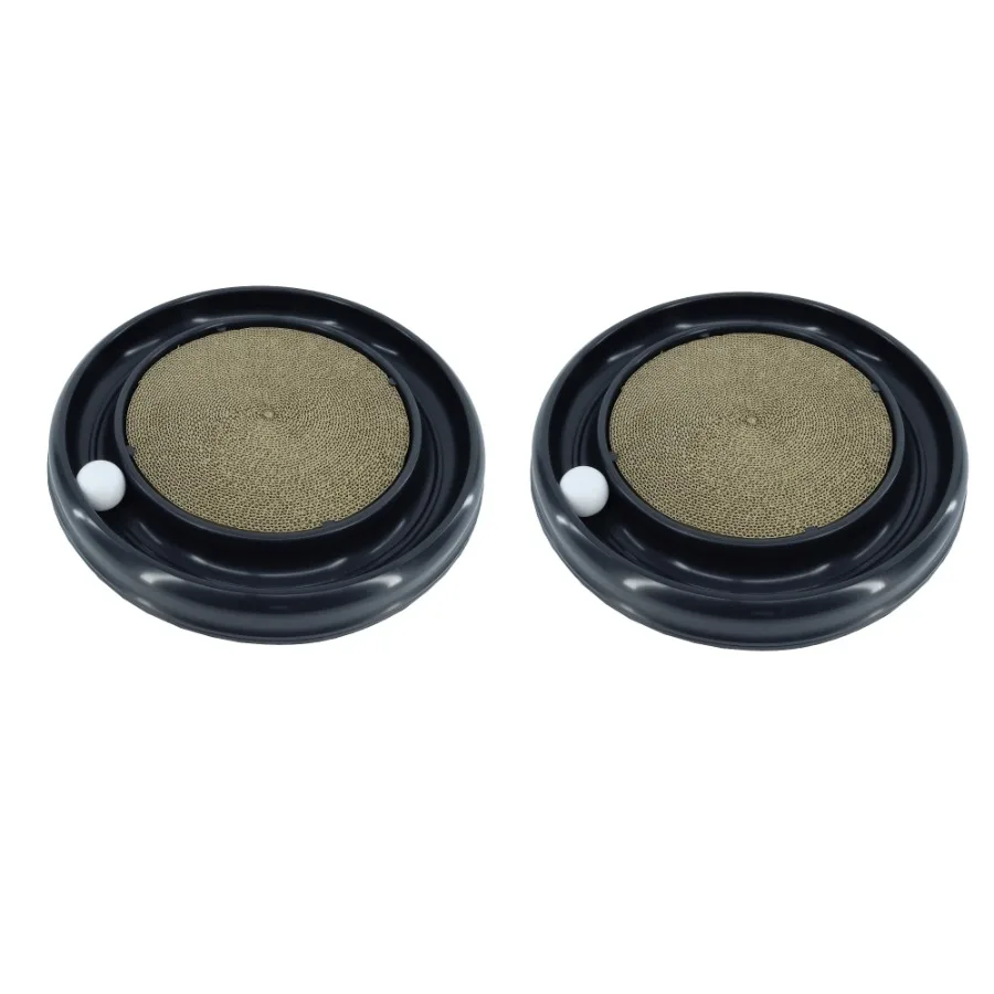 

2 Pack Turbo Interactive Scratcher Cat Toy Colors May Vary