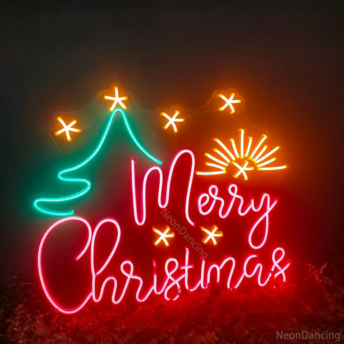 Merry Christmas  Neon Sign  Custom Neon Sign  Neon Light  Bar Sign  Wall Decor  Bedroom Decor  Happy New Year  Festive Mood Ligh