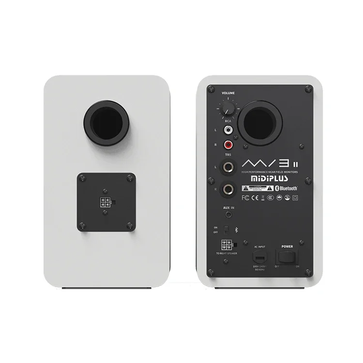 Midiplus MI3 V2 Professional One Pair Recording Music Active Studio Monitor Speaker Complete Audio Studio Hifi Bookshelf Speaker