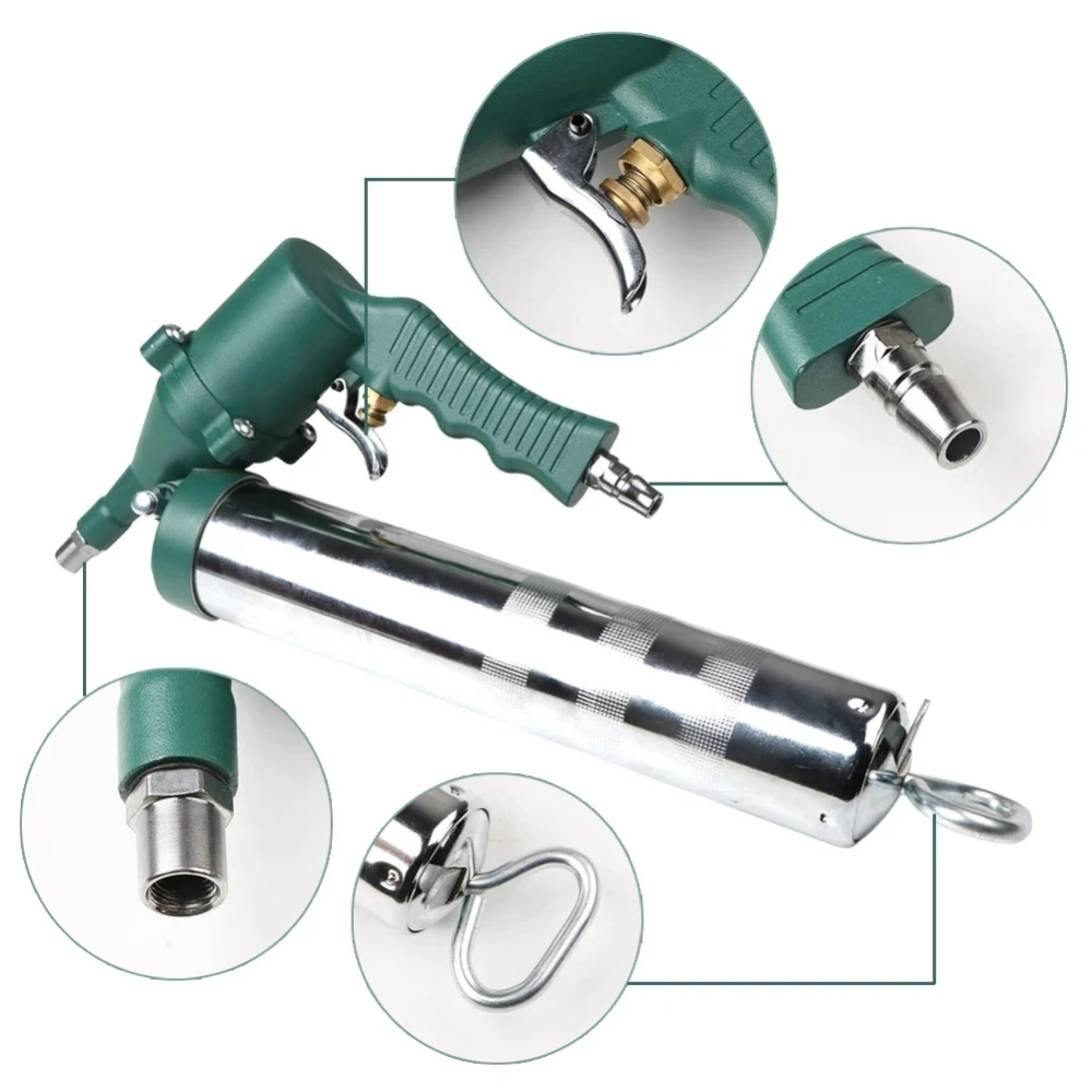 Pneumática Grease Gun Portátil Compressor Pneumático Bomba Grease Gun para Lubrificar Várias Escavadeiras do Carro e Navios 400cc