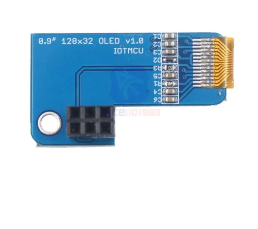 diymore 0.91 Inch I2C Pi OLED LCD Display Module 128x32 SSD1306 Driver for Raspberry Pi 1, B+, Pi 2, Pi 3 and Pi Zero