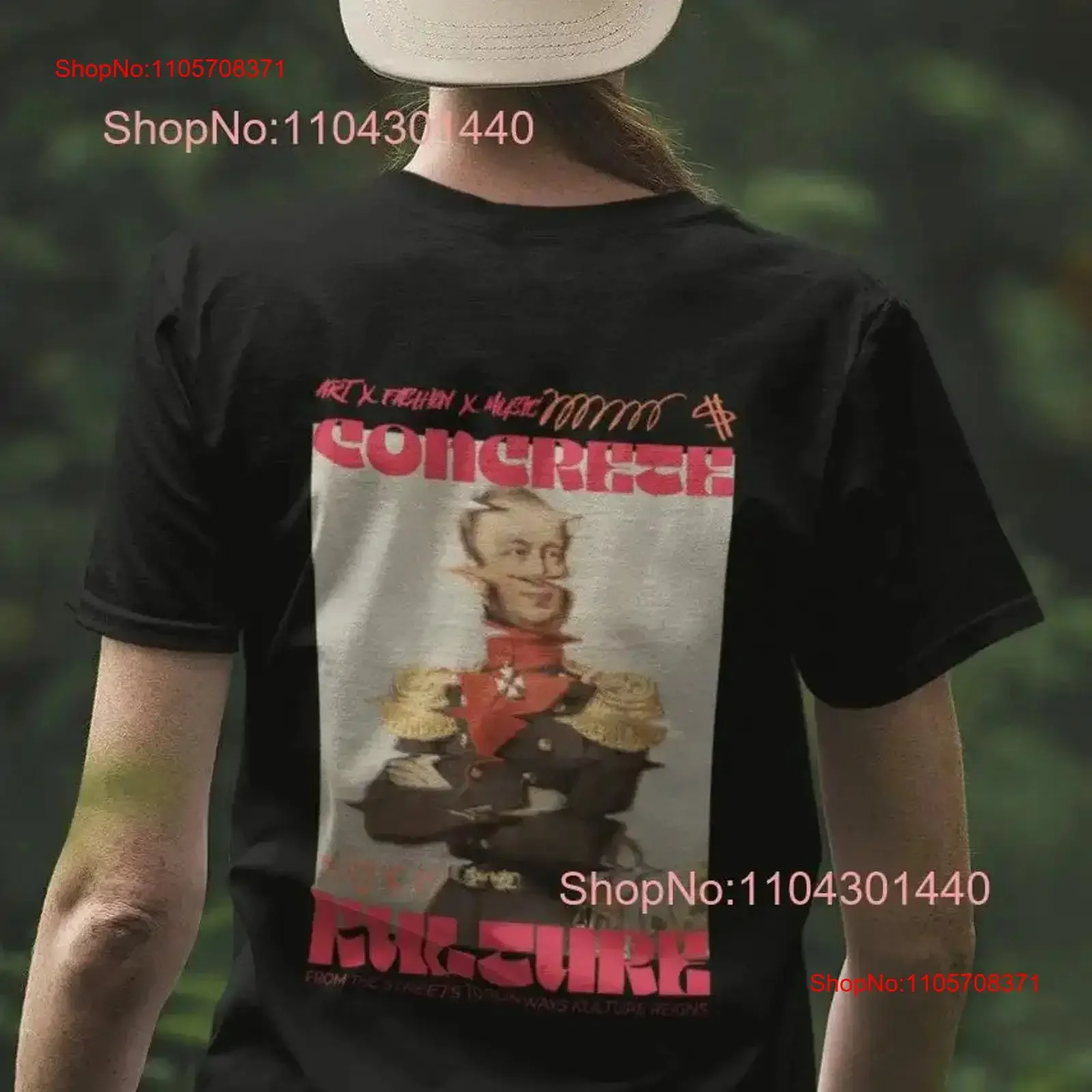 Футболка Concrete Kulture Napoleon Fashion Propaganda, арт-музыка, уличная одежда, идея для него и неё, винтажная, с эффектом потертости, мужская.