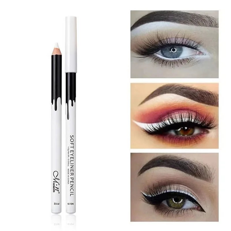 1/3/5Pcs New White Eyeliner Makeup Smooth Easy to Wear Eyes Brightener Waterproof Fashion Eyes Liner Pencils Eye Makeup Tool