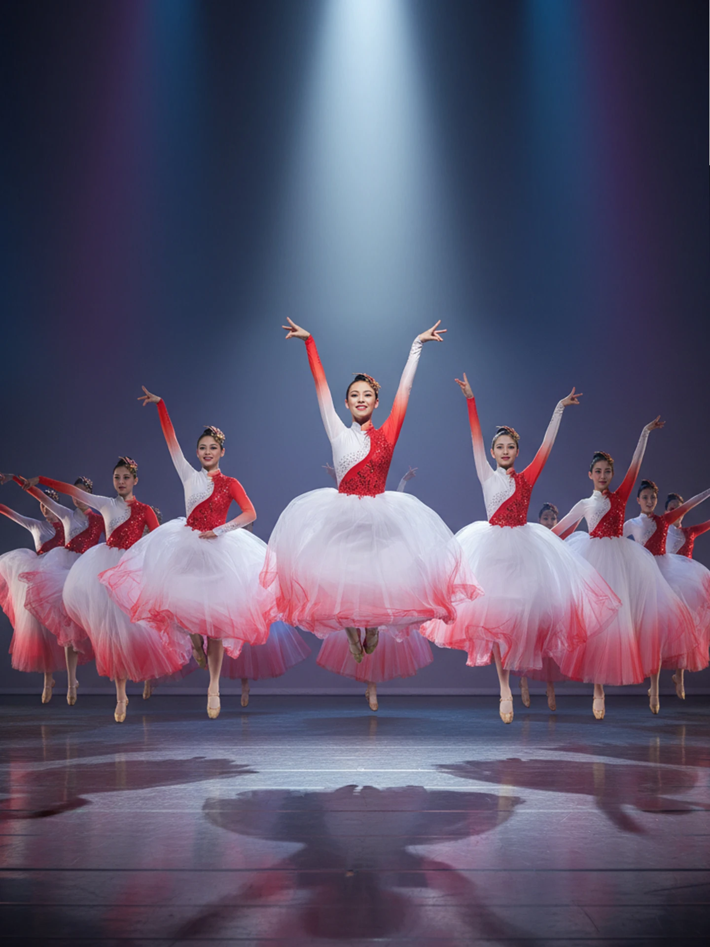 

Modern Dance Performance Costume Year Opening Dance Big Skirt Traditional Chinese Stage Costume Women's Ethnic Faion