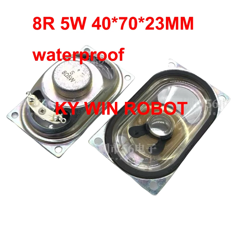 

2PCS/Lot LCD display/TV waterproof speaker 5W 8R 4070 speaker 8 ohms 5W 8R 5W 40 * 70MM thickness 23MM IC electronic components