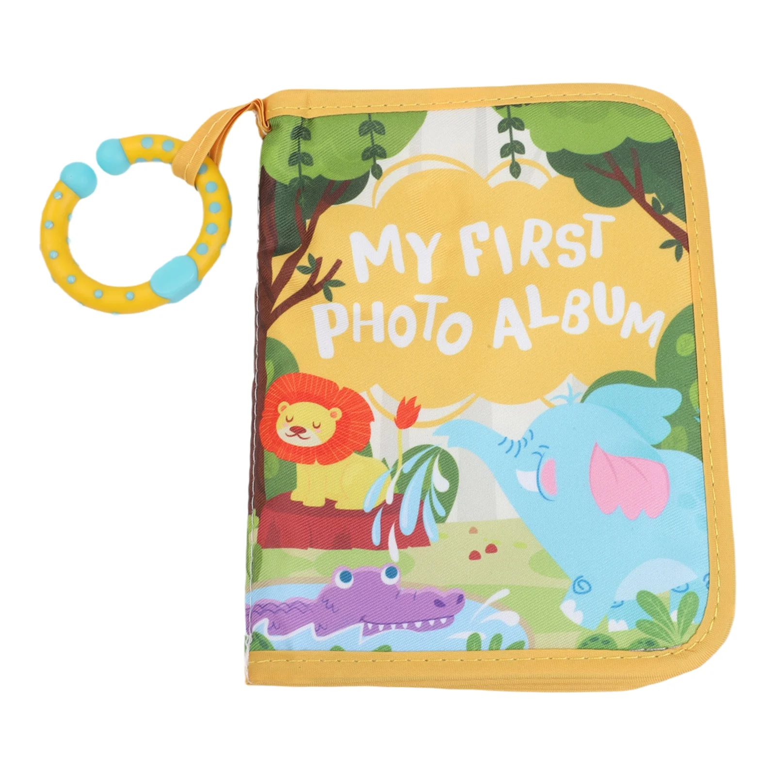 For Playtime Baby Photo Album Interactive Baby Book Playtime Fun Baby-safe Material Clear Photo Pockets Engaging Learning Tool