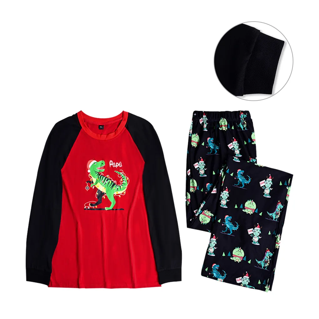

Family Pajamas Set Animal Christmas Parent-Child Clothing Printing Elastic Leisure Wear, Women, L