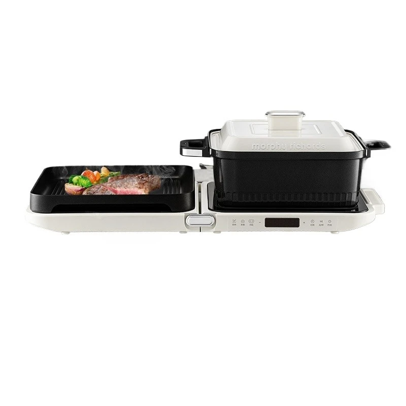 

Multifunctional folding hi eating machine barbecue machine electric hot pot electric cooking pot