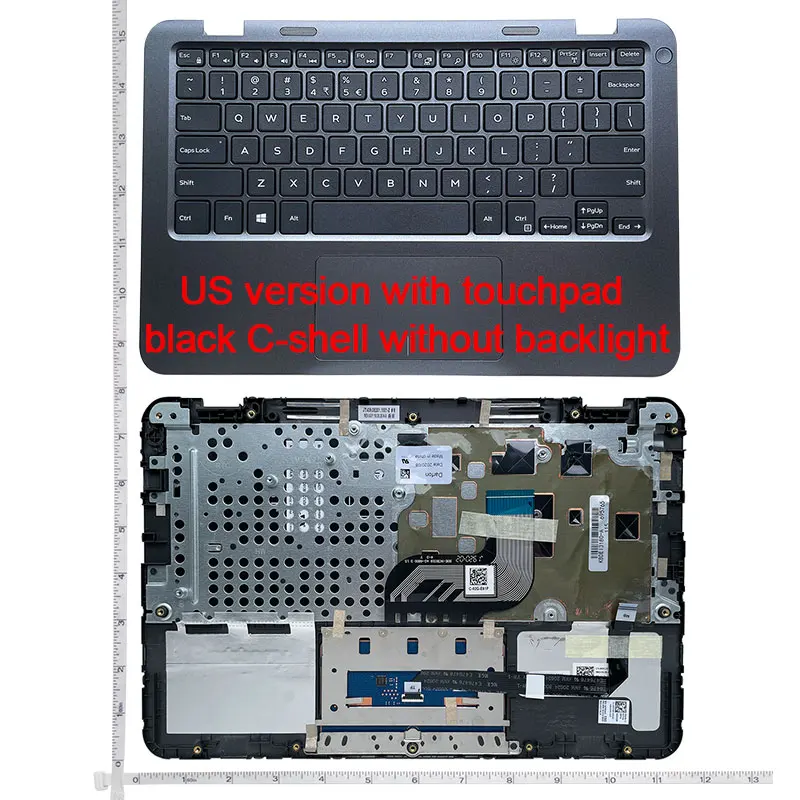 

US New Laptop Keyboard for DELL Inspiron 11 3180 3162 P24T 08WGJC 460.0E20H.0011 C cover shell