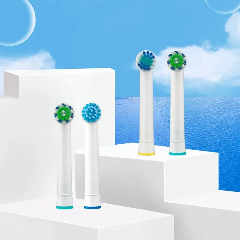 

4pcs Replacement Brush Heads For Oral-B Electric Toothbrush Advance Power/Vitality Precision Clean/Pro Health/Triumph/3D Excel