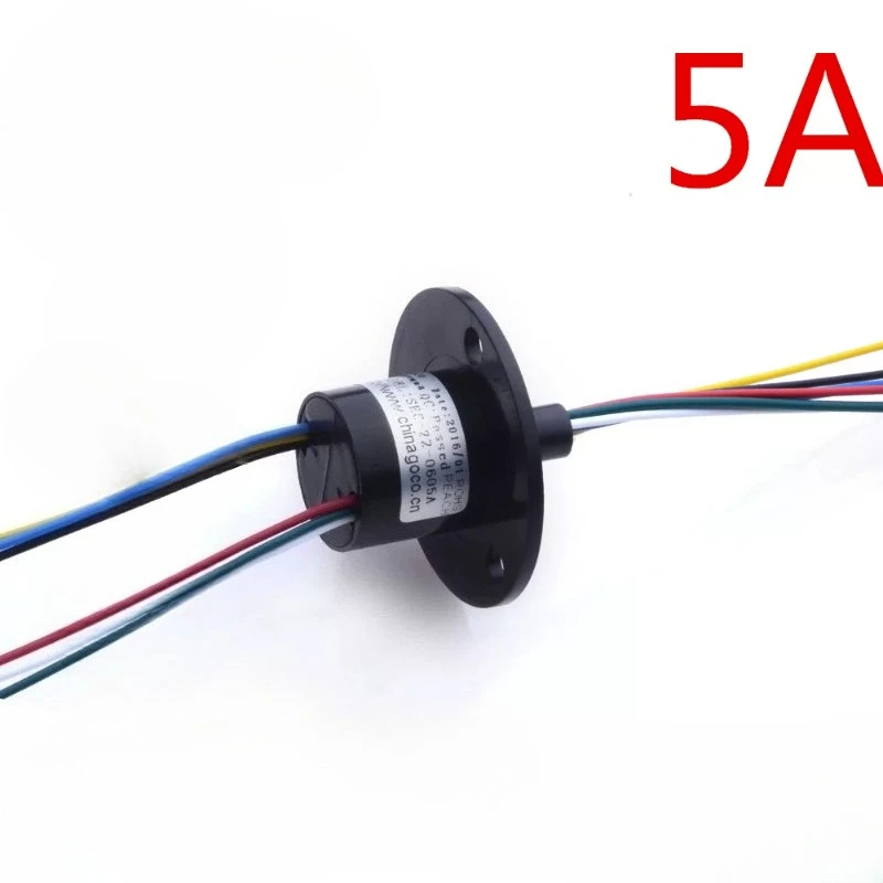 2/3/4/6/8/12 Channels 5A Slip Ring 22mm Rotate Connector Slip Rings Conductive Slip Ring