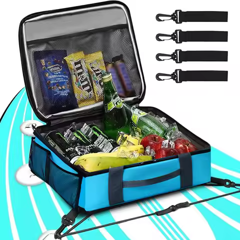Paddle Board Cooler Bag Waterproof Surf Sup Deck Cooler Bags Sup Paddle Board Accessory Bag for Stand Up Paddleboard and Kayak