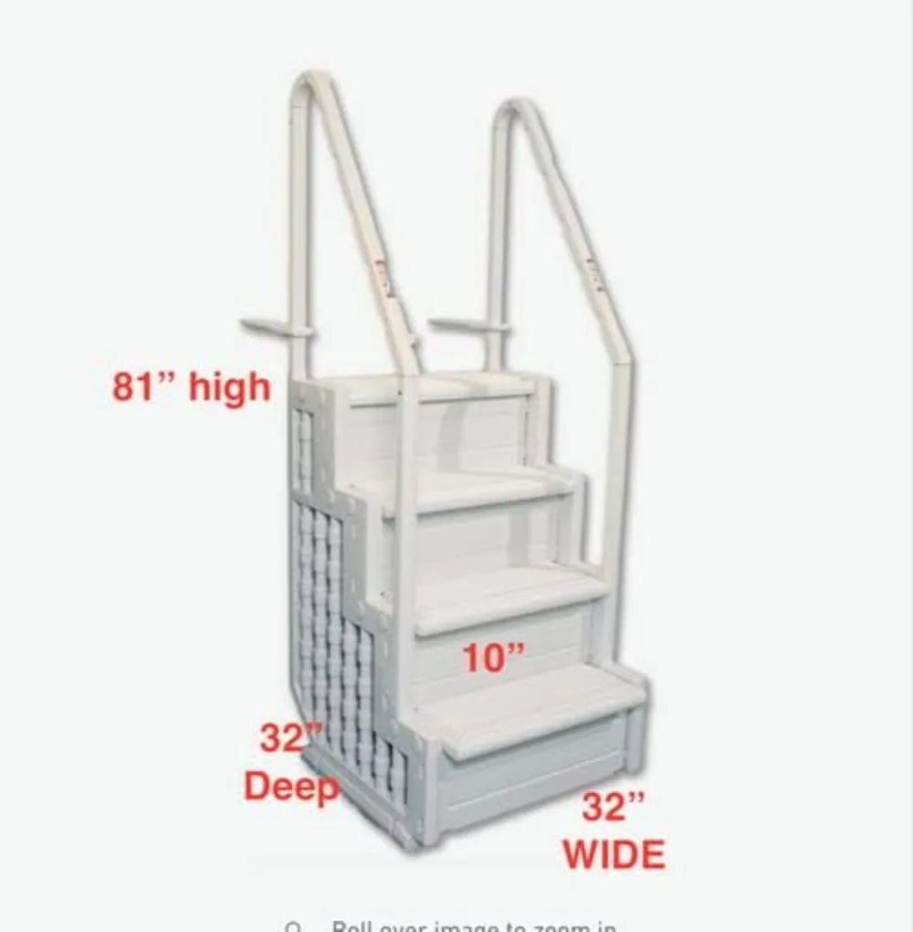 Einfache Pool-Trittleiter für oberirdische Pools