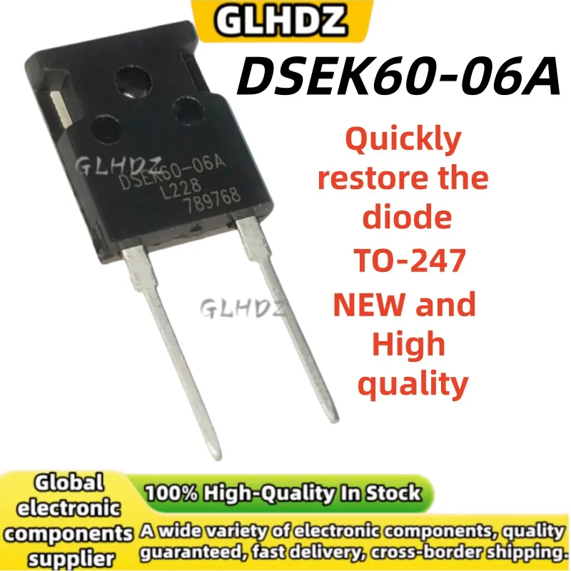 5PCS-20PCS/LOT DSEK60-06A Quickly restore the diode NEW and High quality TO-247