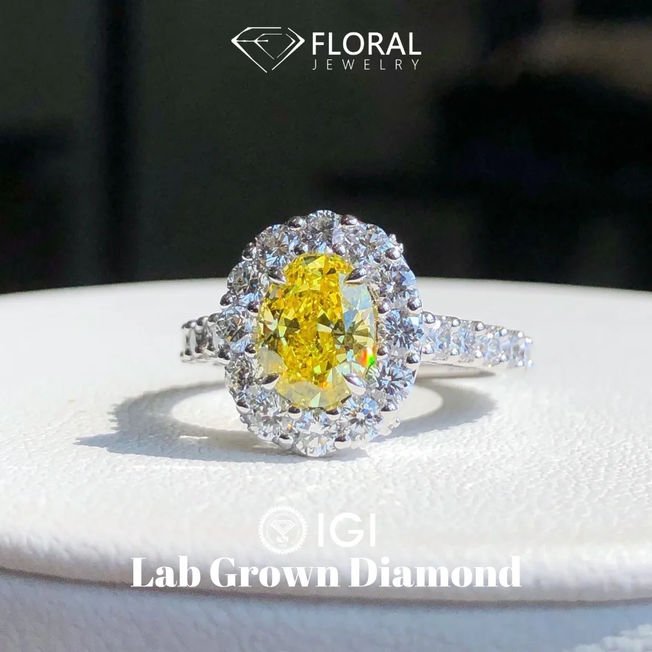 fancy-yellow-oval-122ct-vs1-engagement-lab-grown-diamond-ring-halo-full-eternity-igi-18k-lab-diamond-gold-jewellery-for-woman