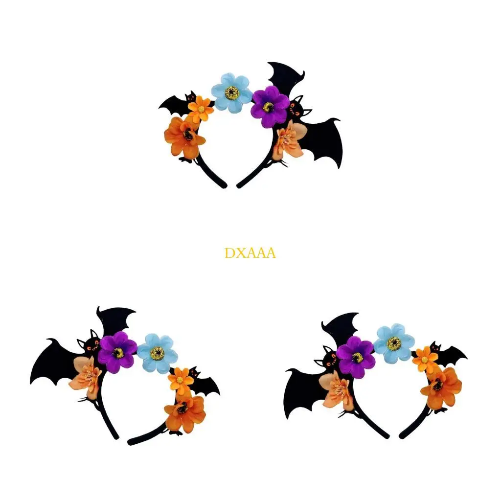 

DXAA регулируемая волоса для волос Bat Bat Complipe Hairhoop для взрослых детей
