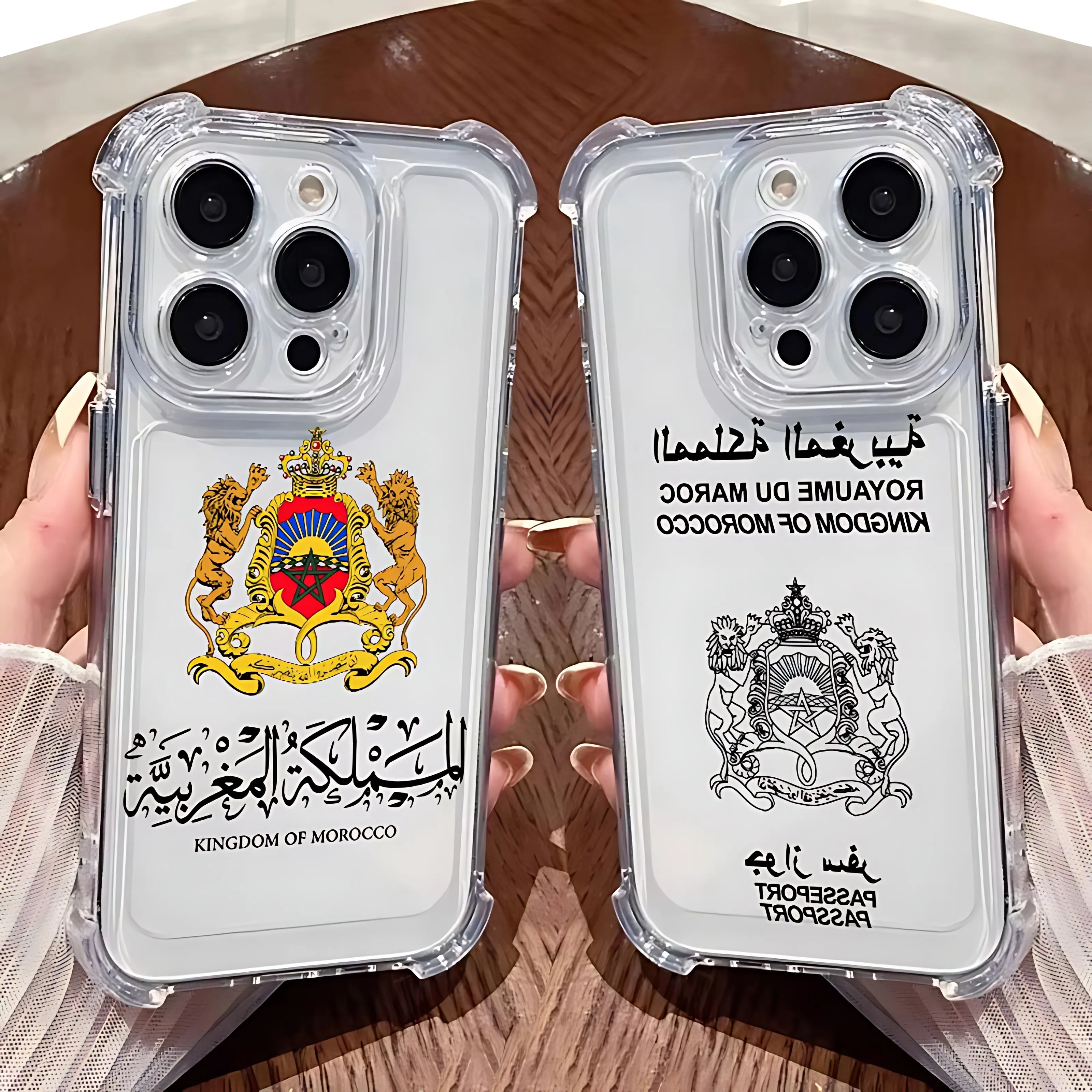 모로코 국기 여권 코트 디자인 폰 케이스 (아이폰 17 - Travel Accessories Iphone 리뷰 및 가격