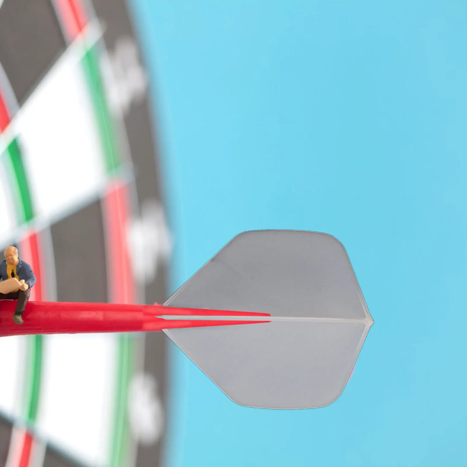 

30pcs Dart Flights White Plastic Replacement Wing For Steel Tip Soft Tip Four-Wing Design Universal Fit Shaft