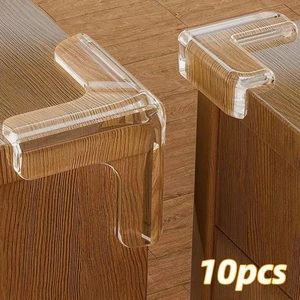 10pcs Baby Safety Corner PVC Protector Table Soft Transparent Children Anti Collision Table Corner Edge Protection Guards