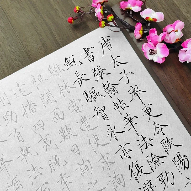 Zhao Ji Thin Gold Body Brush Calligraphy Copybook Song Huizong Slender Gold Copybook Chinese Calligraphy Practice Copying Book