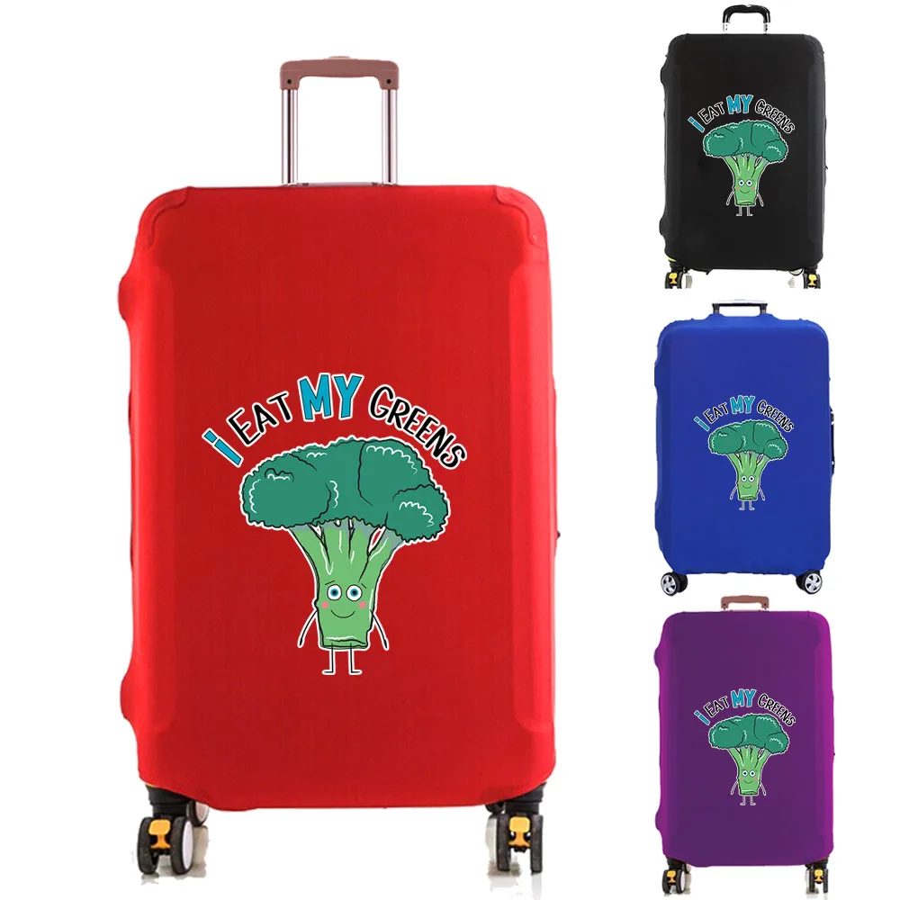 

Cauliflower Printed Luggage Cover Suitcase Protector Thicker Elastic Dust Covered for 18-32 Inch Trolley Case Travel Accessories