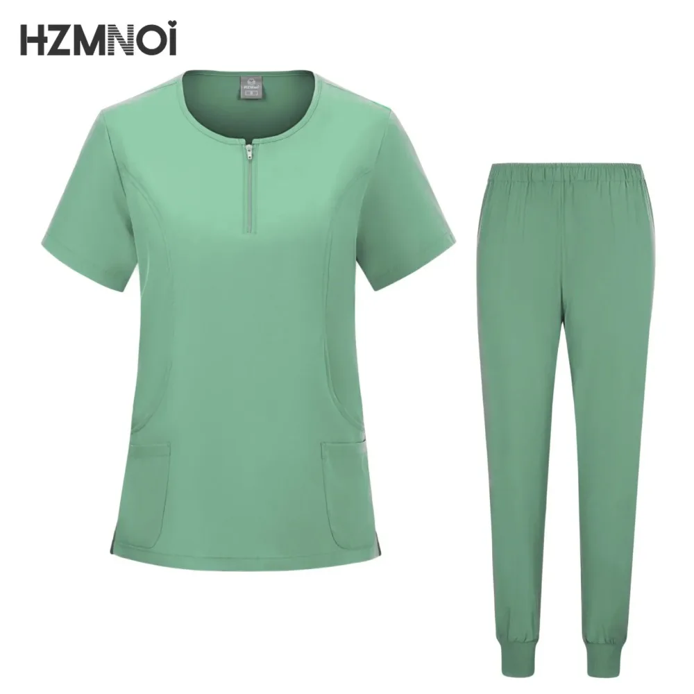 Vêtements de travail unisexes multicolores, uniforme d'infirmière médicale à élasticité douce, ensemble de gIslande pour médecin hospitalier, uniforme de propordentaire buccale pour femmes et hommes
