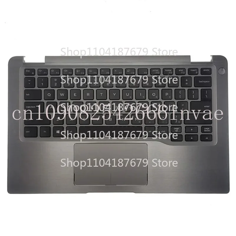 FF 90%New Palmrest For DELL Latitude 9410 2-in-1 0D47RD US Keyboard With Touchpad Silver