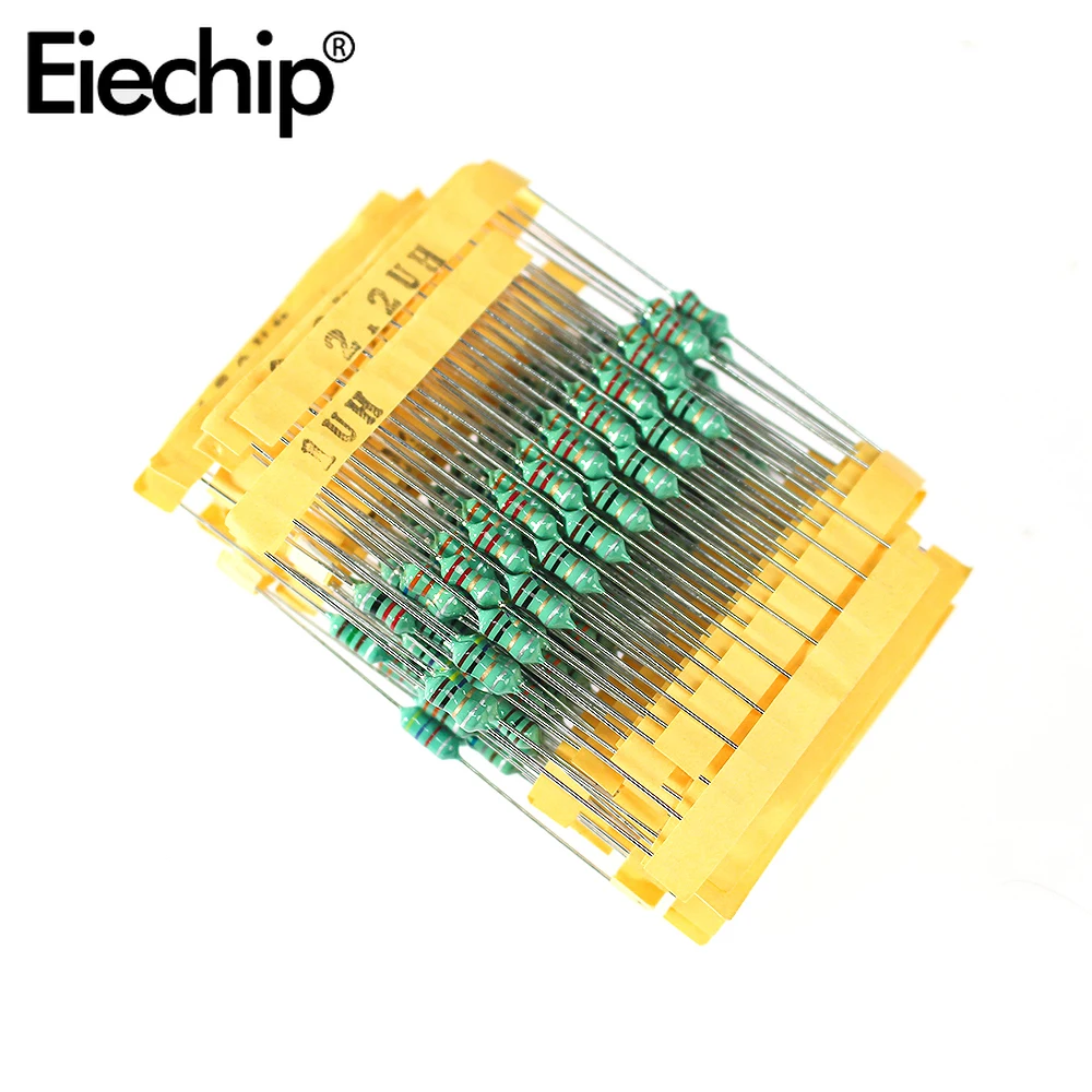 200PCS 1/2W Inductors Color Ring 0410 Inductors 20 Values Assorted Kit 1uH -4.7mH 1uH 2.2uH 3.3uH 4.7uH 6.8uH 10uH 15uH  22uH