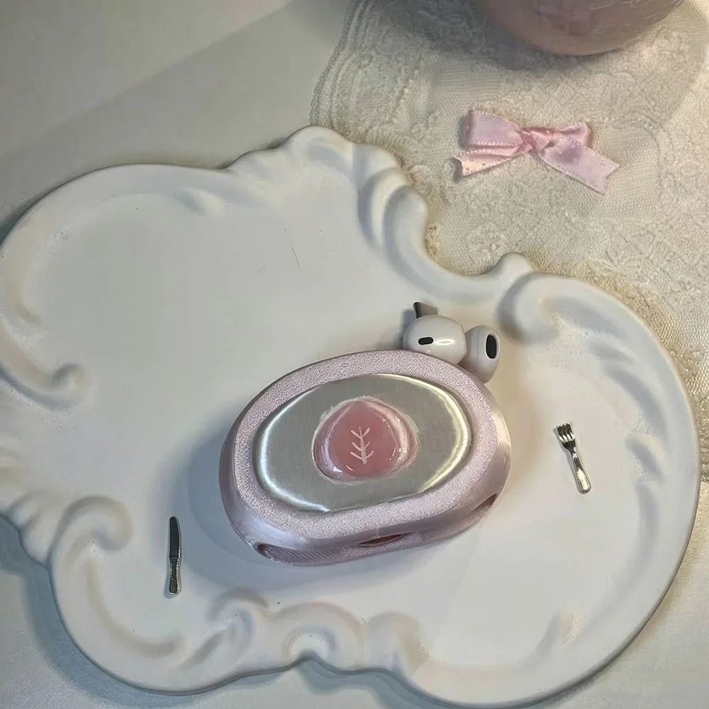 Kawaii Cable Winder Cute Treble Clef Emboss Cord Organizer Portable Earphone USB Charging Cable Storage Holder Gift for Girls