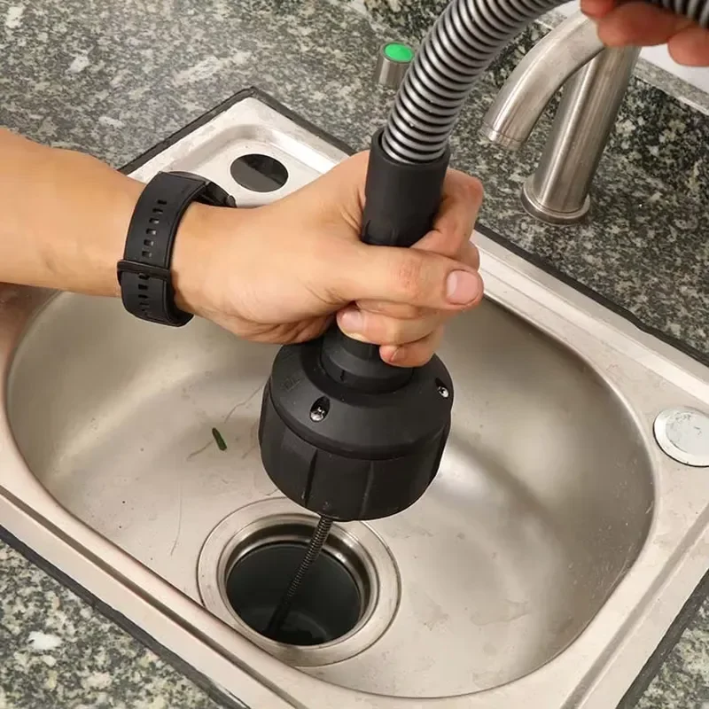 Shaft Drain Cleaning Drain Auger Cleaner 18V RDG Power Clear AT50 Hongli