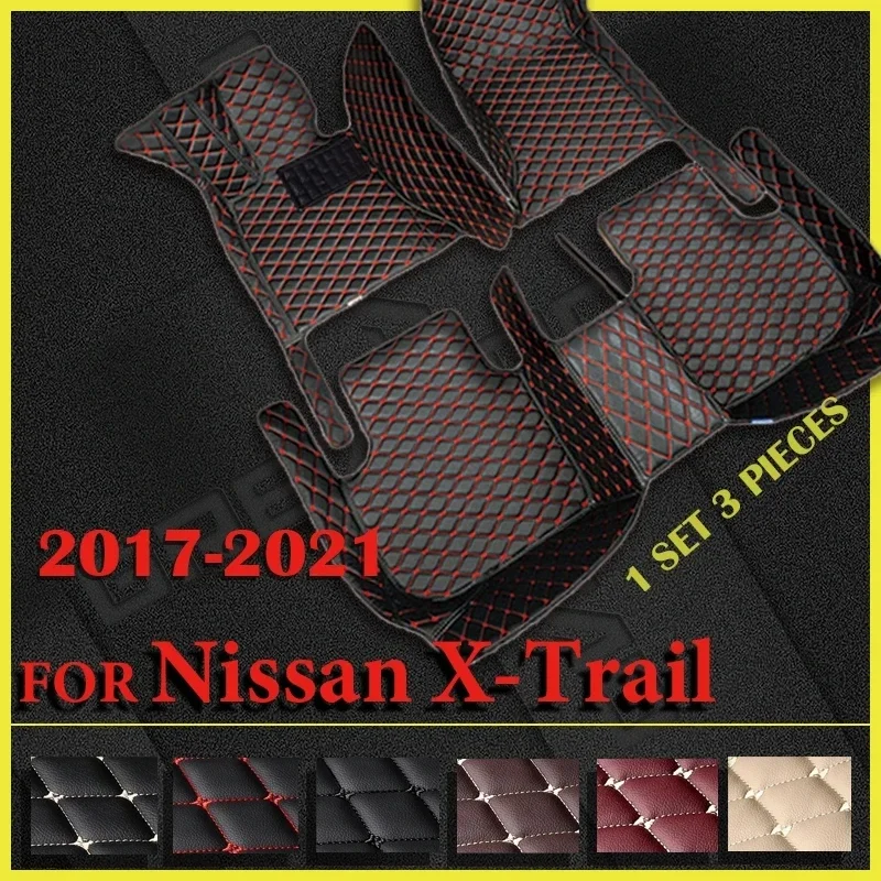 

Автомобильные коврики для Nissan X-Trail, пять сидений, 2017, 2018, 2019, 2020, 2021, под заказ, автомобильные накладки на ножки, коврик, аксессуары для интерьера