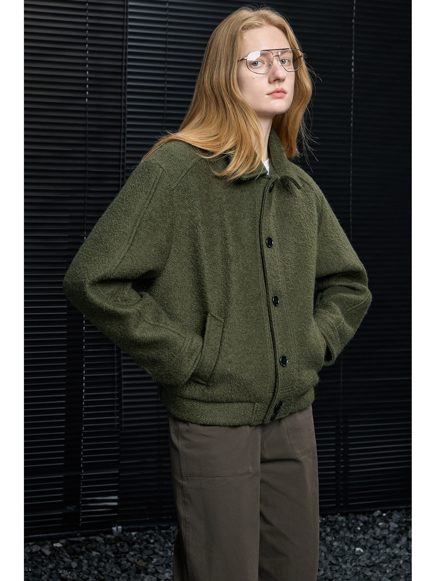 

Модное шерстяное пальто женское с отложным воротником, трендовое, класса люкс, зима 2025, уличный стиль, длинное, без капюшона, с открытым передом