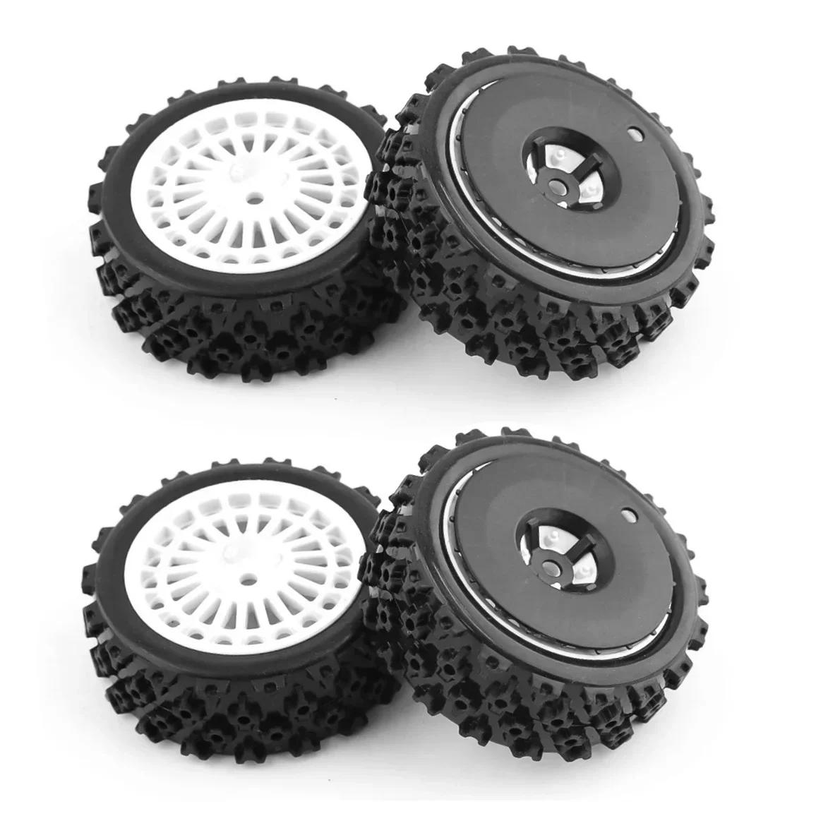 72mm Rubber Tire Wheel Tyres for Tamiya XV-01 XV01 TA06 TT-01 TT-02 PTG-2 1/10 RC Racing Car Upgrade Parts Accessories