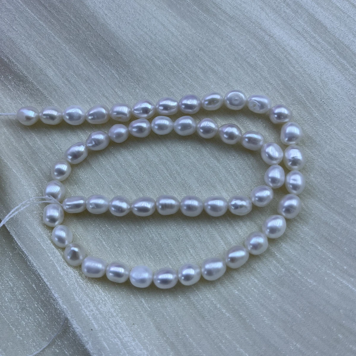 

6-7mm AAA Natural Freshwater Pearls High Quality Rice Beads for Jewelry Making DIY Necklace Bracelets Handicrafts Accessories