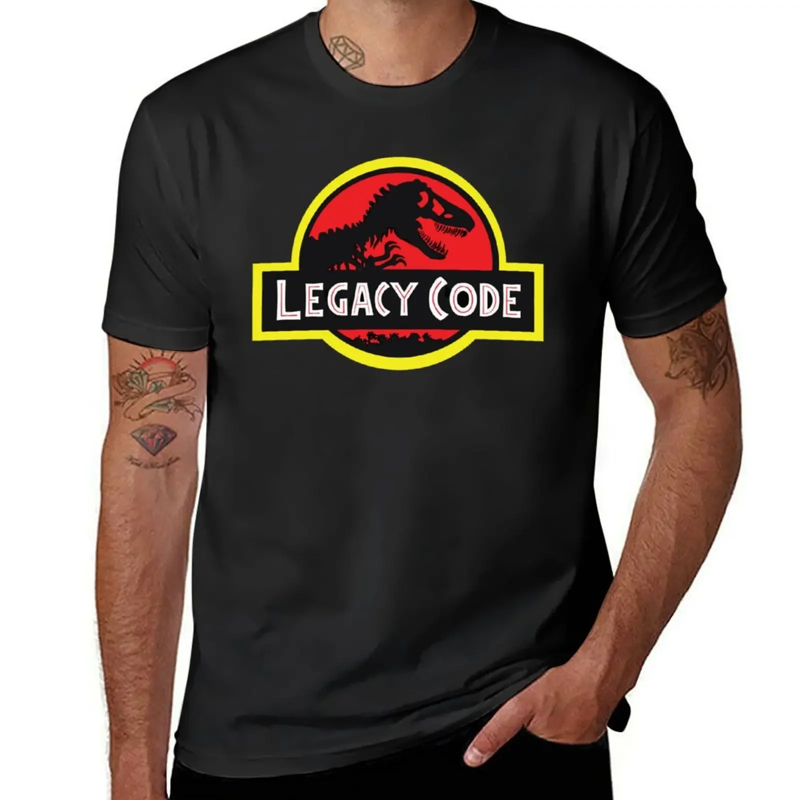 Camiseta de anime Legacy Code, ropa de verano, tops de talla grande, ropa para hombre