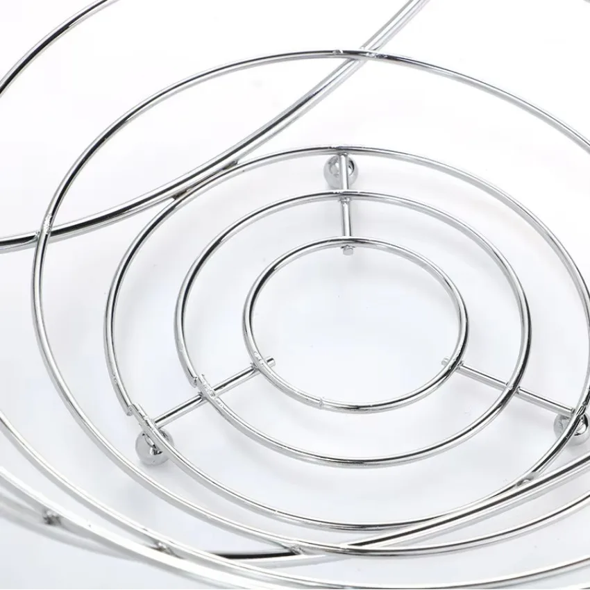 2 In 1 Chromen Bananenhanger Fruitschaal Boomhouder Mand Stand Haak Keuken Vruchten Organiseren Accessoires