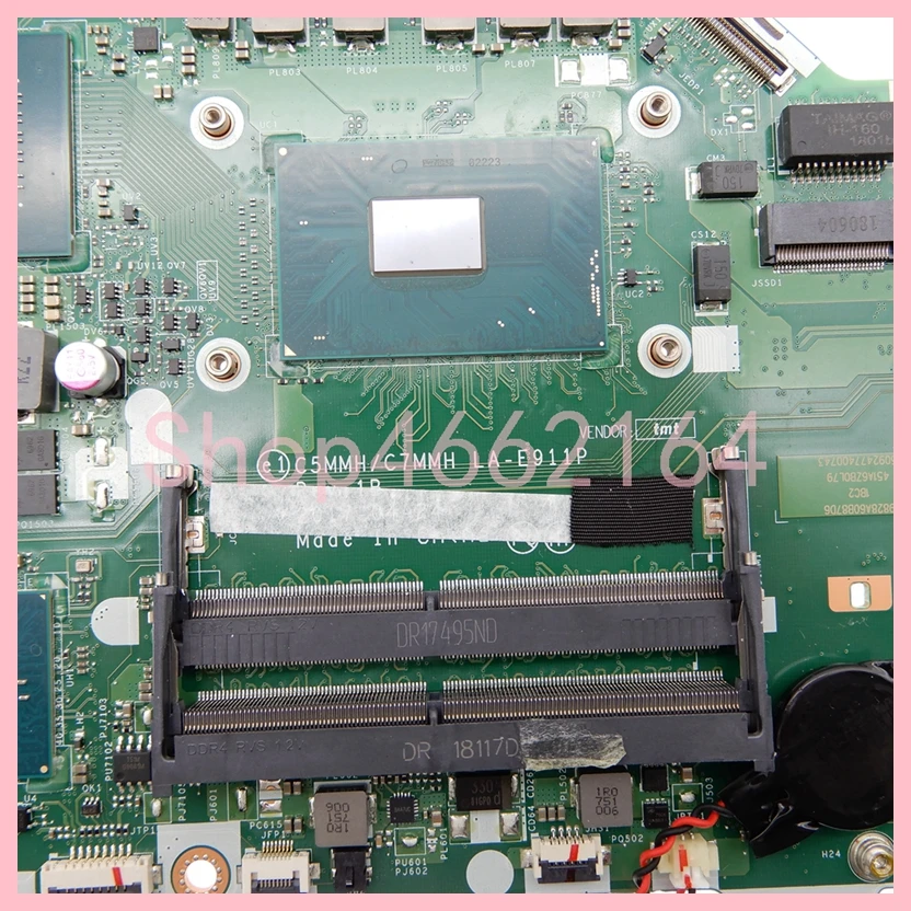 Imagem -04 - Placa-mãe Portátil para Acer Notebook Mainboard c5 Mmh c7 Mmh La-e911p I57300hq Cpu Gtx1050-v4g An51551 A715-71g