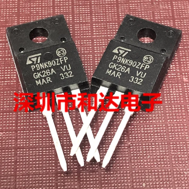 10pcs P9NK90ZFP STP9NK90ZFP  F 900V 9A