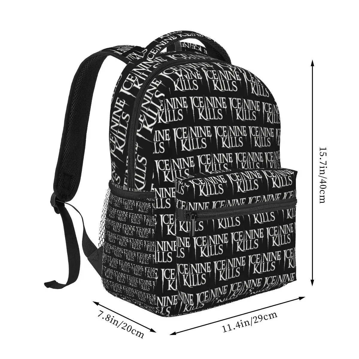 Ice Nine Kills Backpack Student Boys Girls BookBag Children School Bag Laptop Shoulder Bags for Men Women