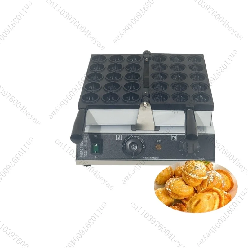 Commercial Electric 110V 220V Gas Walnut Shaped Waffle Maker Restaurant Use New Arrival Walnut Cookie Dessert Making Appliance