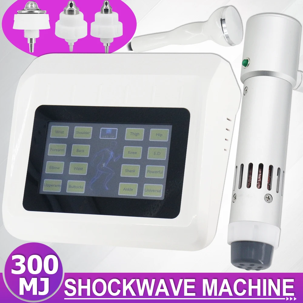 

Professional Shock Wave Ultrasonic Physical Therapy Machine For Effective ED Treatment Leg Pain Relief 300MJ Shockwave Massager