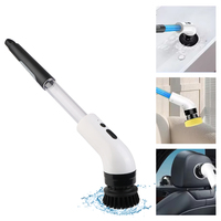 Handheld USB Type Bathtub Brush Cleaner Sink Kitchen Cleaning Tool 9-in-1 Bathroom Wash Brush Electric Cleaning Brush