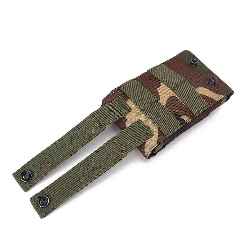 Sac extérieur CamSolomon DulArmy avec support pour téléphone, étui de ceinture de taille de sport, sacs de camouflage de chasse de sport EDC, sac à dos en nylon étanche