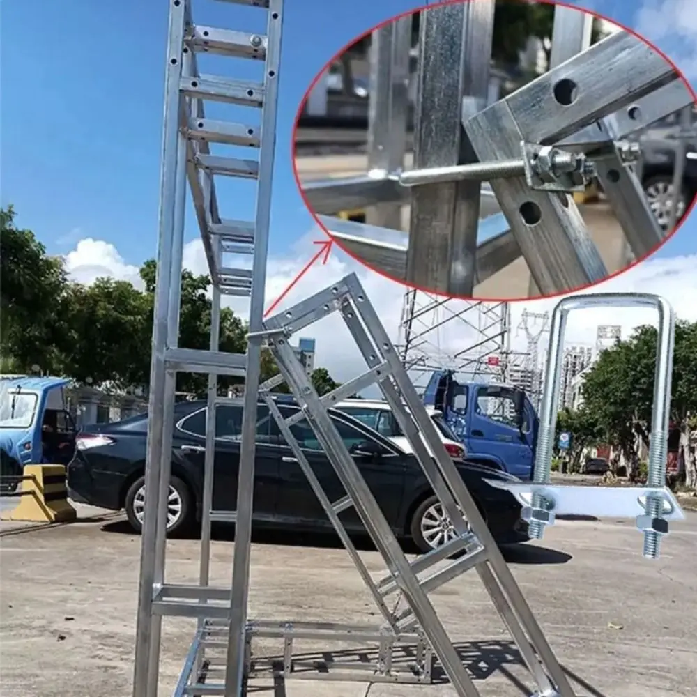 

Комплект зажимов для листовой пружины из оцинкованной углеродистой стали, прочный железный зажим из нержавеющей стали 304, квадратный трубчатый зажим, перегородки, прямоугольный зажим