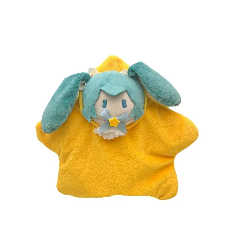 20cm New Anime Hatsune Miku Kawaii Hand Doll Kawaii Q version Figure Creative Toys Hand Puppet Cute Doll Kids Gifts