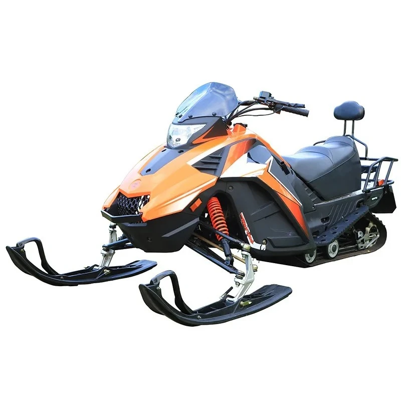 Outdoor 200cc four-stroke engine tracked snowmobile for ski resort ice recreation extensions and recreational vehicles