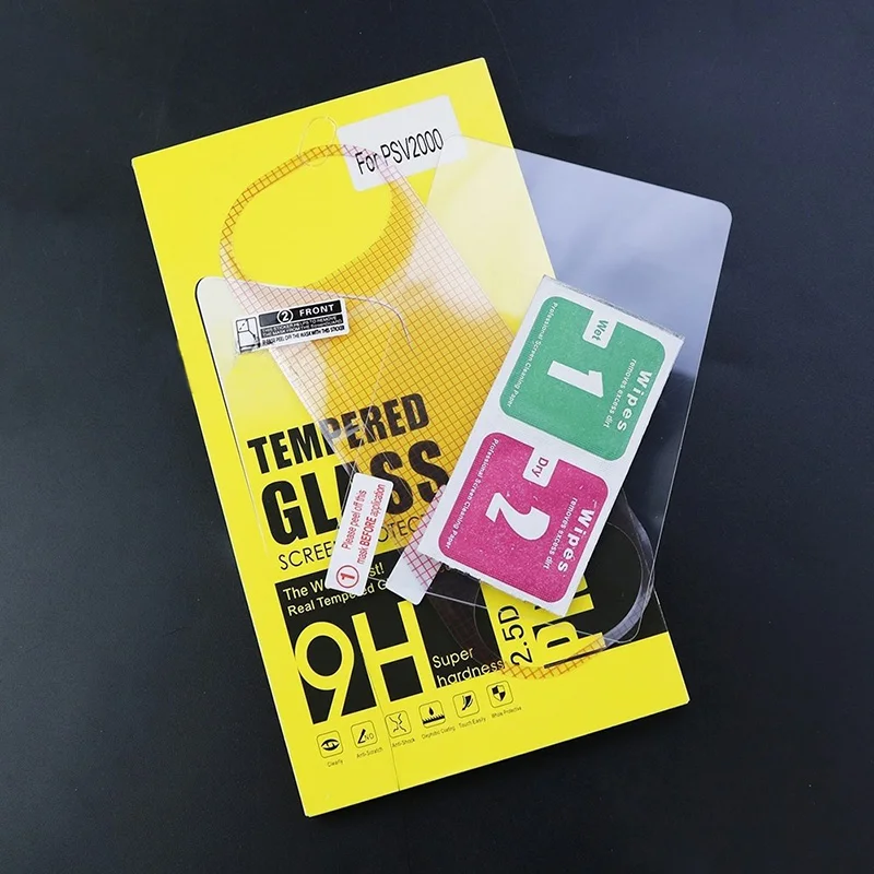 YuXi الزجاج المقسى واضح كامل HD واقي للشاشة غطاء الجبهة الخلفية فيلم الحرس ل Psvita PS Vita PSV 1000 2000 PSV1000 PSV2000