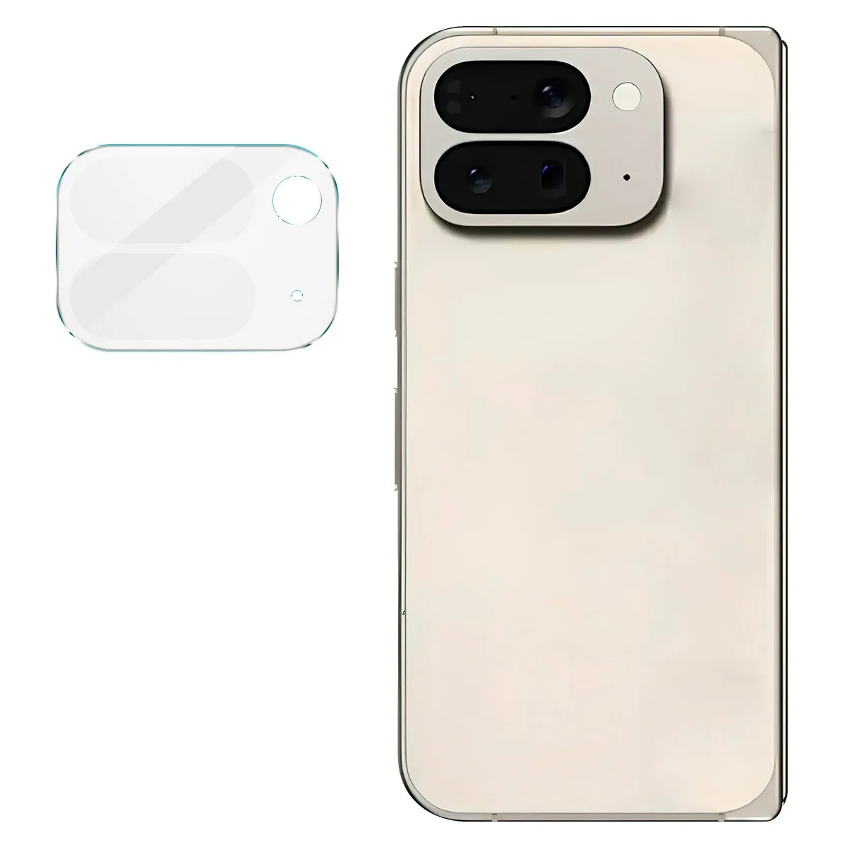 

Для Google Pixel 10 Pro складная защитная пленка для объектива камеры тонкая пленка для объектива из закаленного стекла
